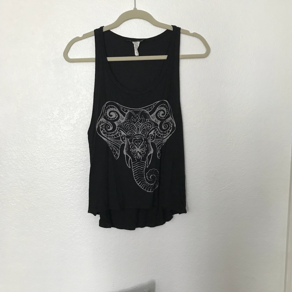 Elephant print tee | S